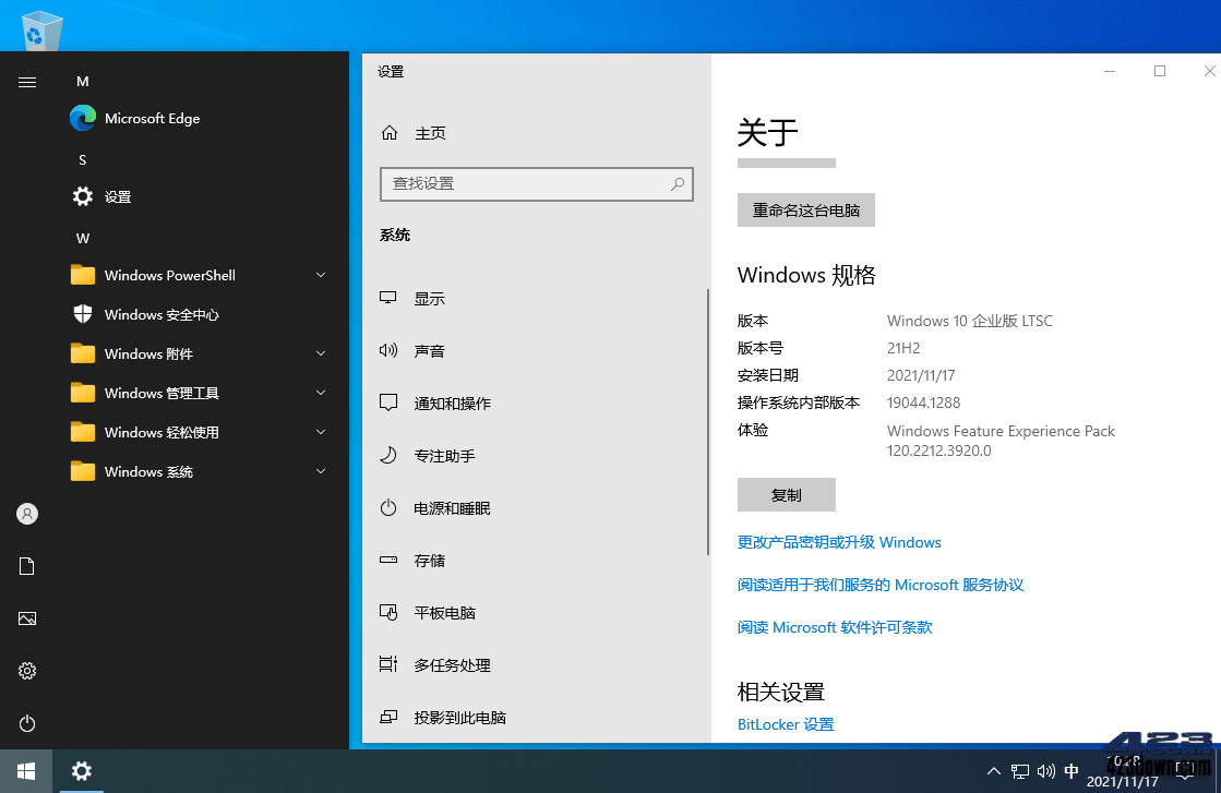 Windows 10 LTSC_2021 Build 19044.4170